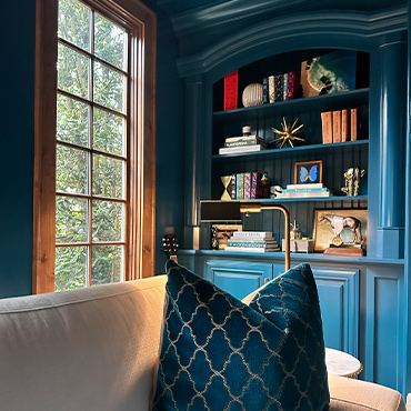 Luxury Interior Design in Johnson City TN | JWK Design 11 Home Office Remodel in Northeast Tennessee by Interior Designer in Johnson City