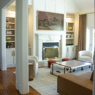 Luxury Interior Design in Johnson City TN | JWK Design 10 Living Room Remodel During Whole Home Renovation in Johnson City by JWK Design